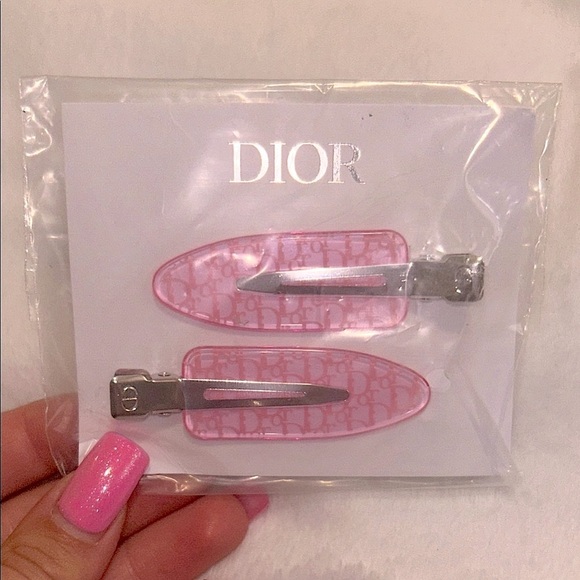 Dior Accessories - Dior Pink Backstage Hair Clips